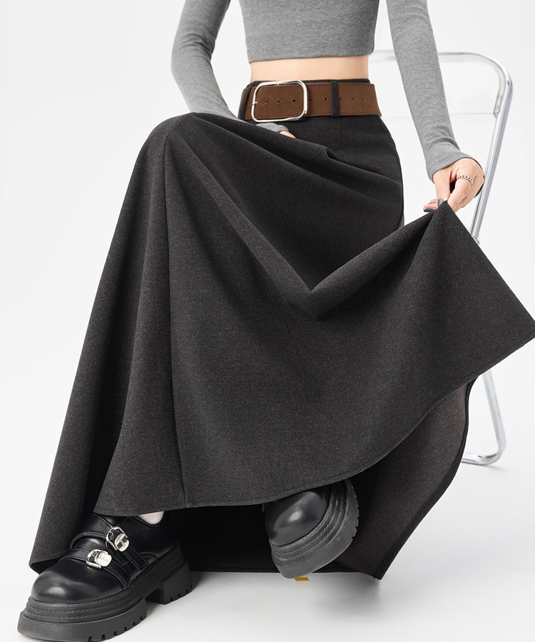 Autumn and winter long long skirt slim skirt for women