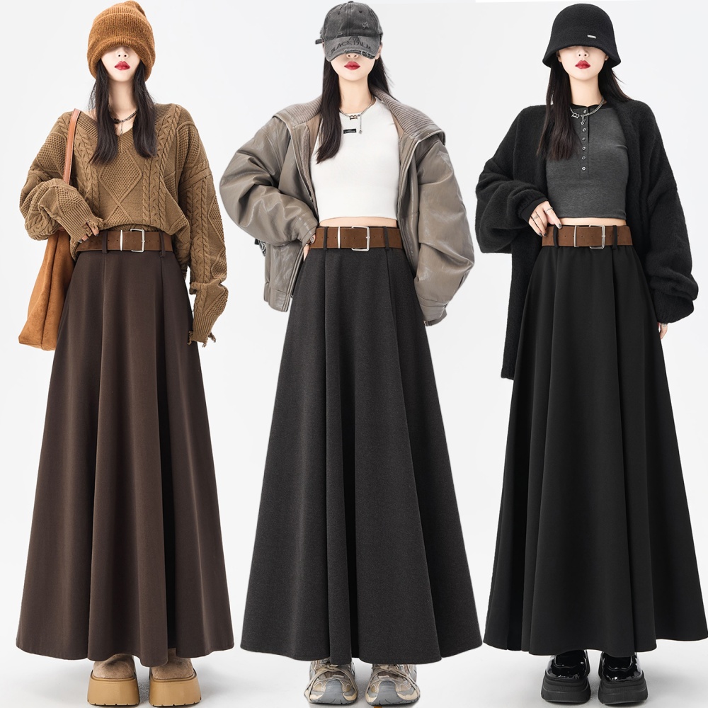 Slim long skirt big skirt business suit for women