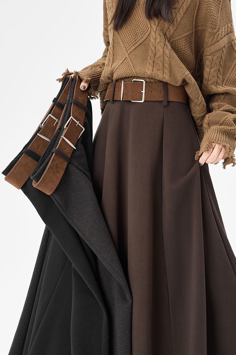 Slim long skirt big skirt business suit for women