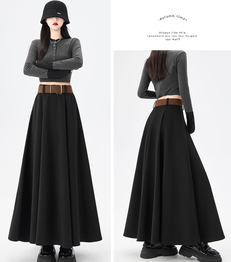 Slim long skirt big skirt business suit for women