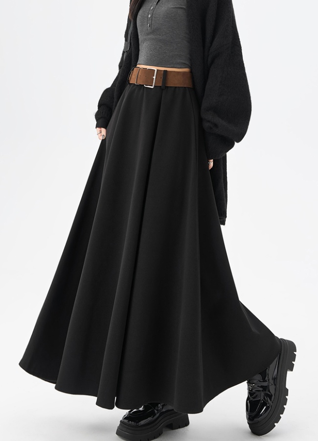 Slim long skirt big skirt business suit for women