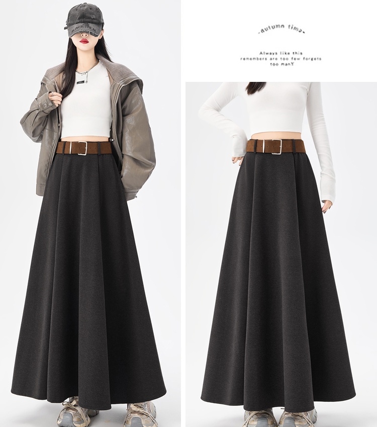 Slim long skirt big skirt business suit for women
