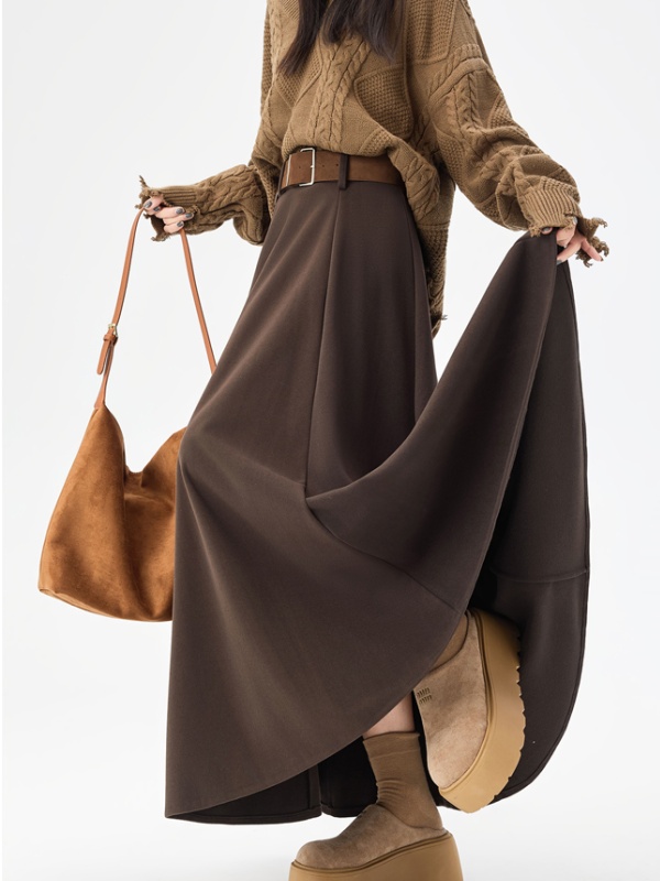 Slim long skirt big skirt business suit for women