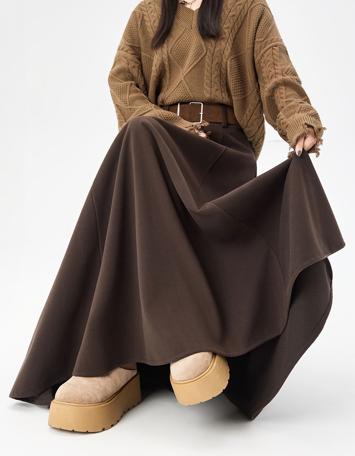 Slim long skirt big skirt business suit for women