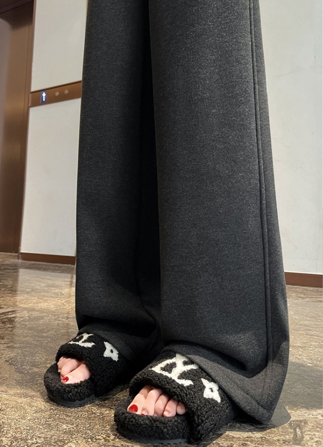 Straight wide leg pants slim suit pants for women