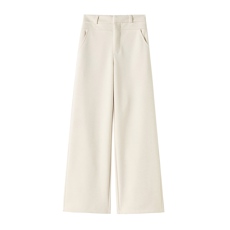 Straight wide leg pants slim suit pants for women