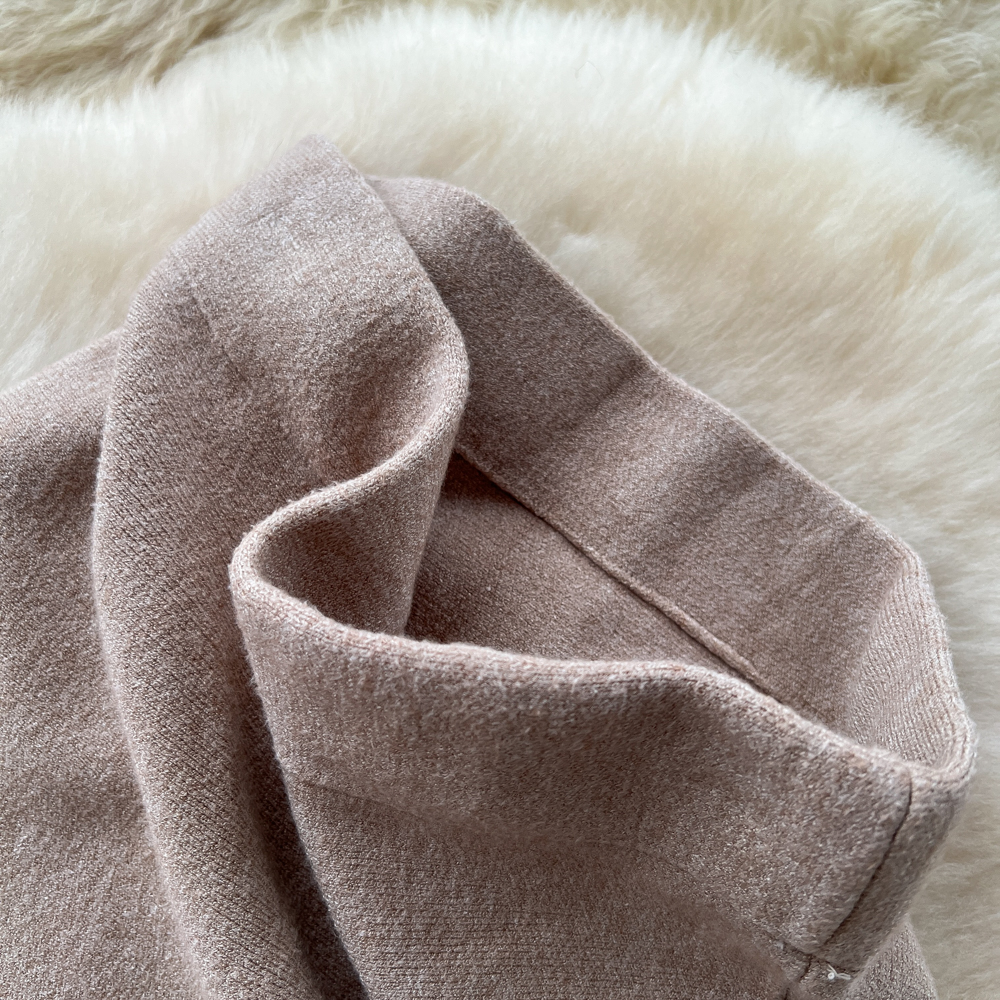 Slim high waist autumn and winter mermaid tassels skirt