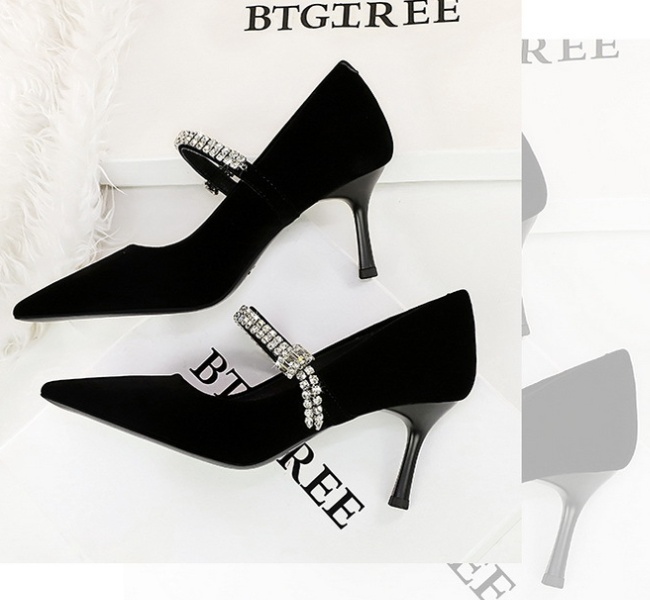 Broadcloth high-heeled shoes European style shoes for women