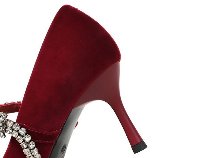 Broadcloth high-heeled shoes European style shoes for women