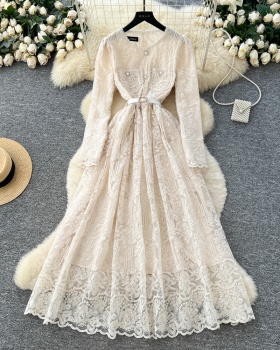 Chanelstyle long dress temperament dress for women