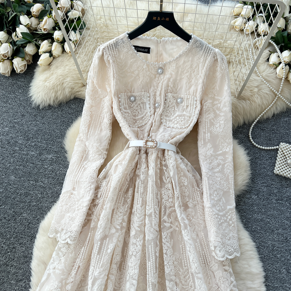 Chanelstyle long dress temperament dress for women