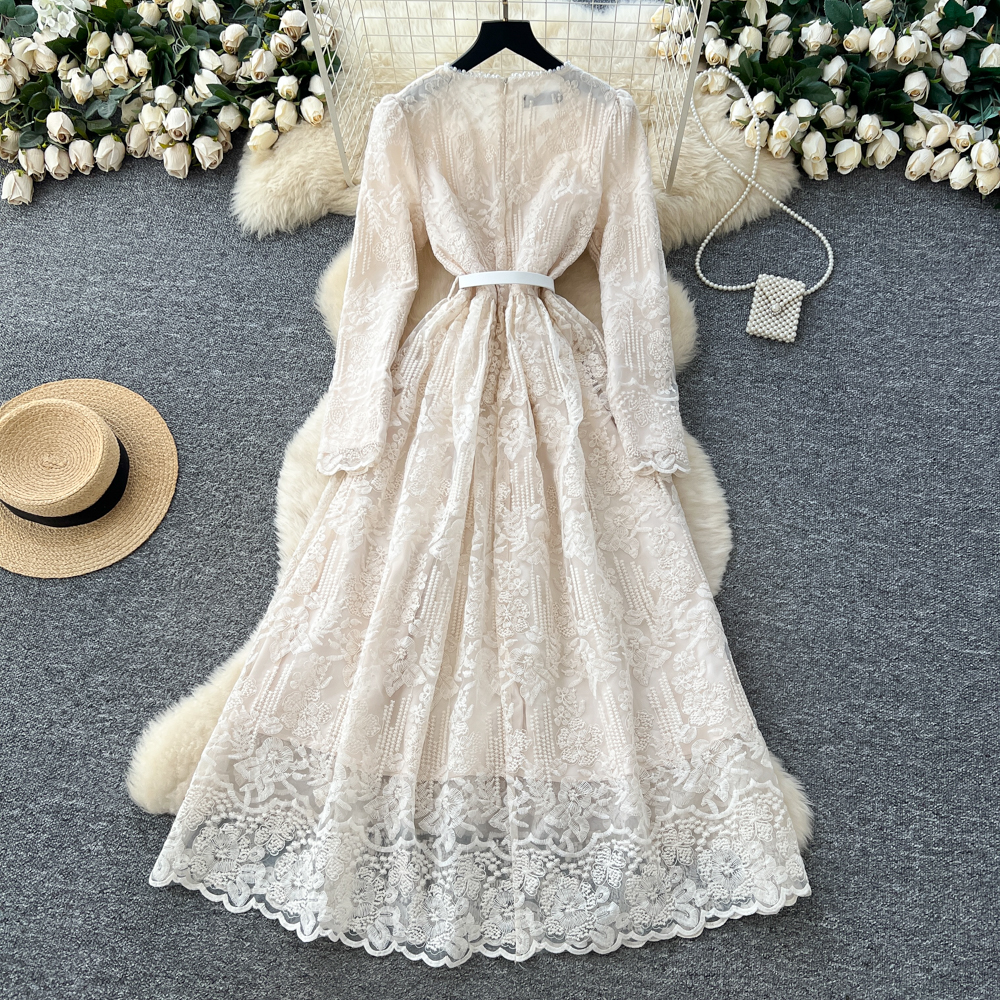 Chanelstyle long dress temperament dress for women