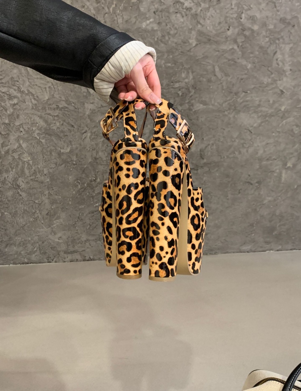 Fashion autumn shoes fish mouth thick sandals for women