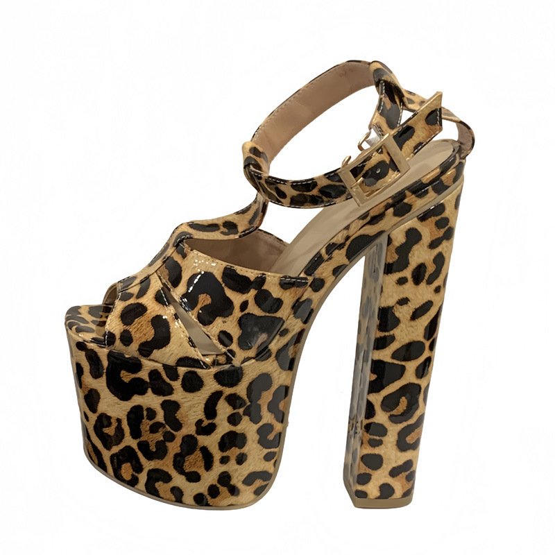 Fashion autumn shoes fish mouth thick sandals for women