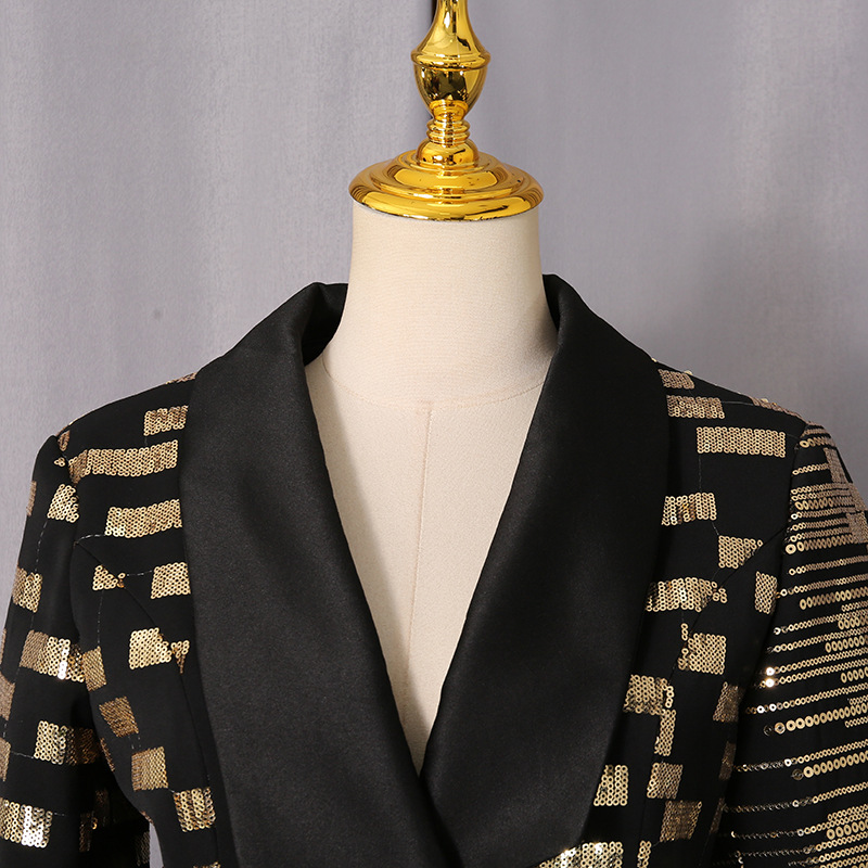 Package hip luxurious long skirt geometry tops 2pcs set