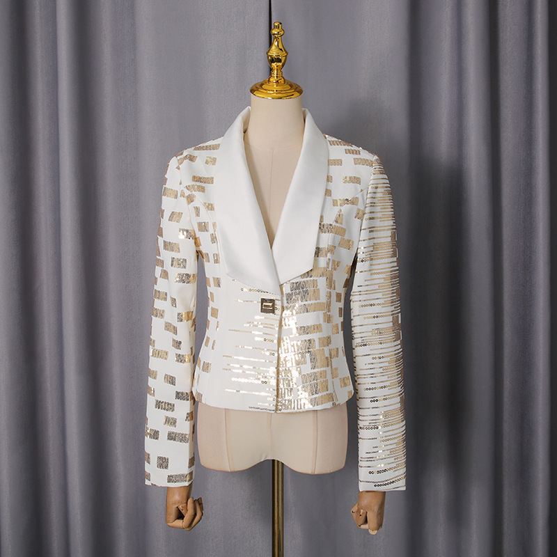 Package hip luxurious long skirt geometry tops 2pcs set