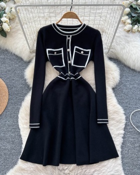 France style dress chanelstyle sweater dress for women