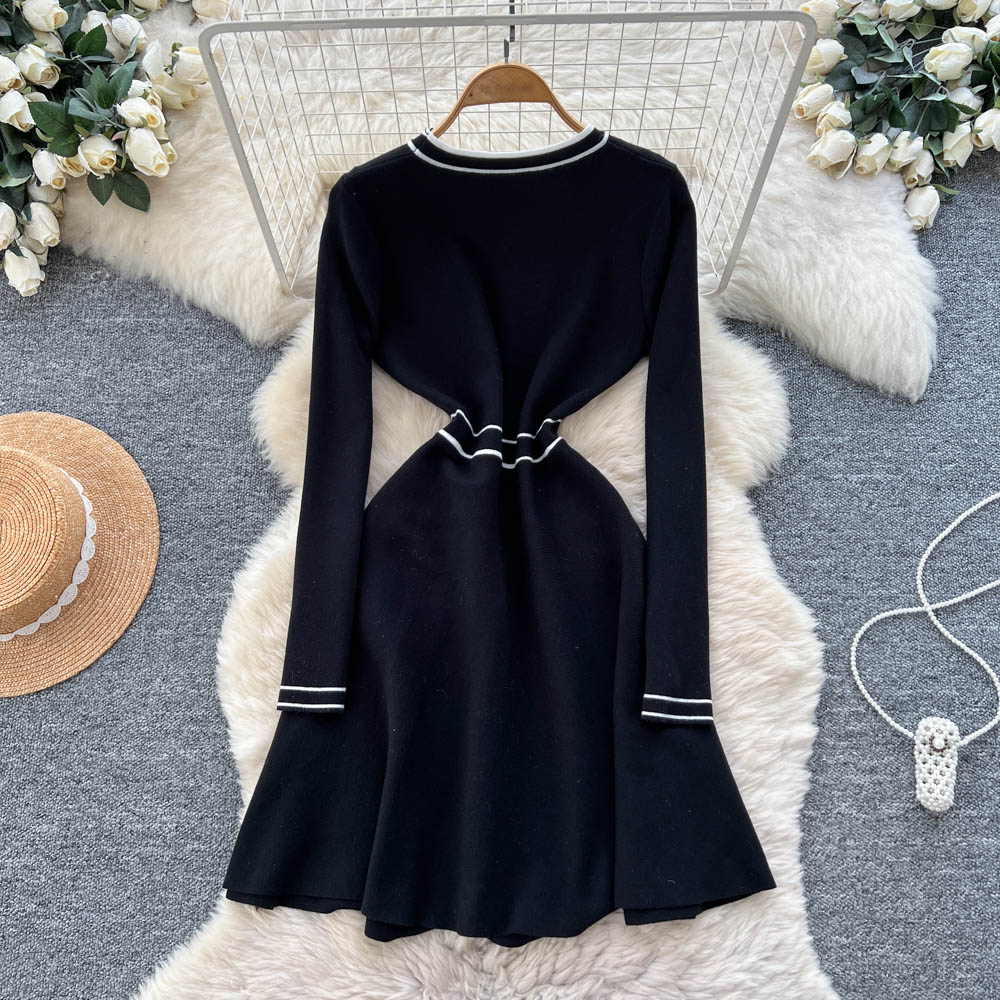 France style dress chanelstyle sweater dress for women