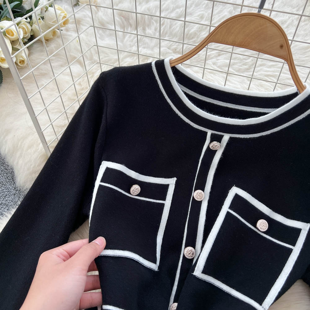 France style dress chanelstyle sweater dress for women