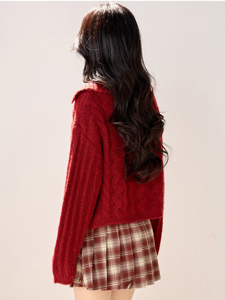 Autumn and winter tops embroidery coat for women