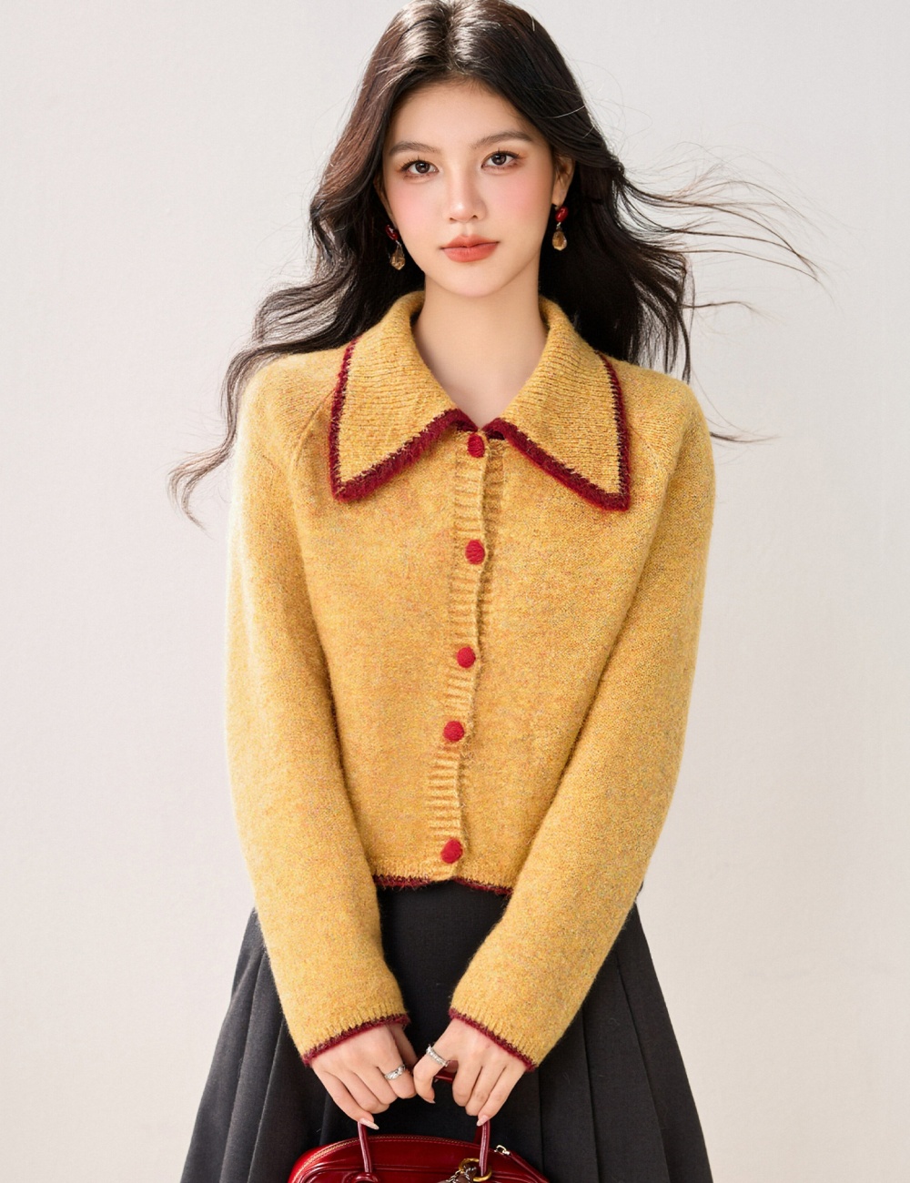 Loose cardigan Western style tops for women