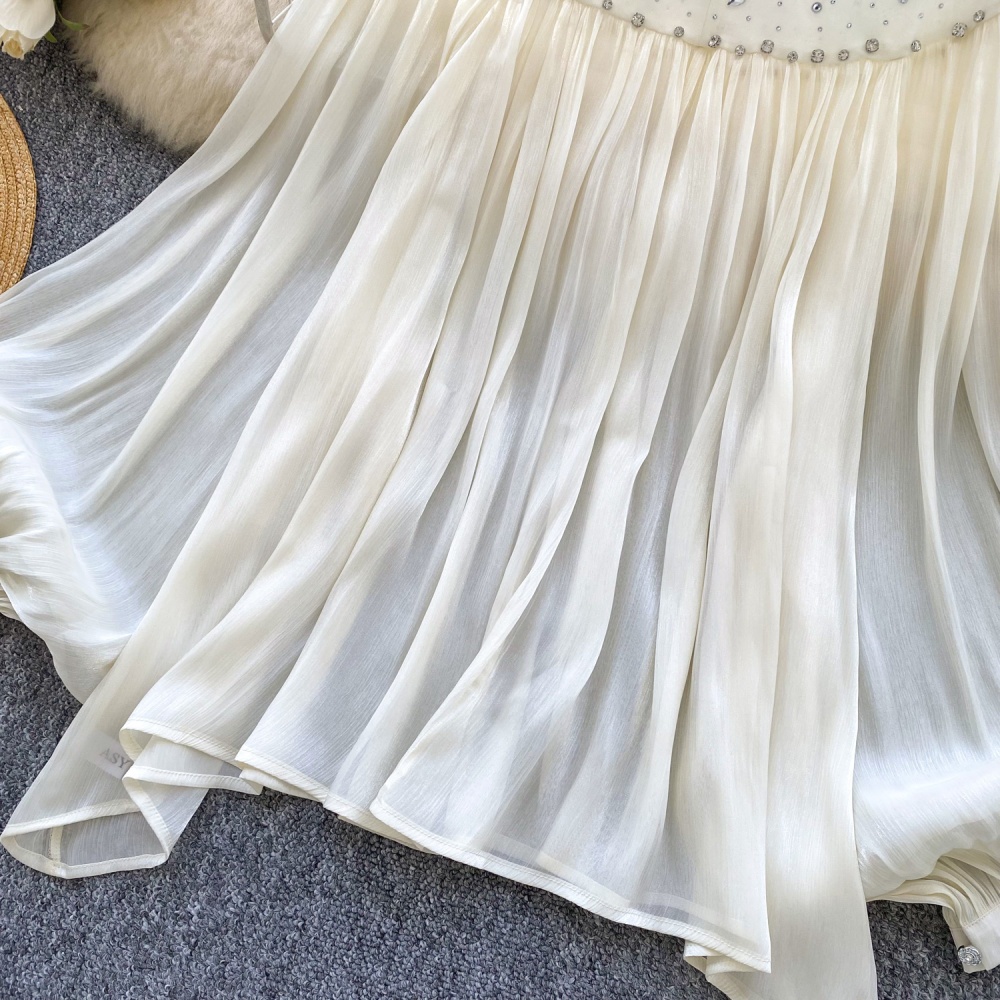 Rhinestone tassels tops niche loose shirt for women