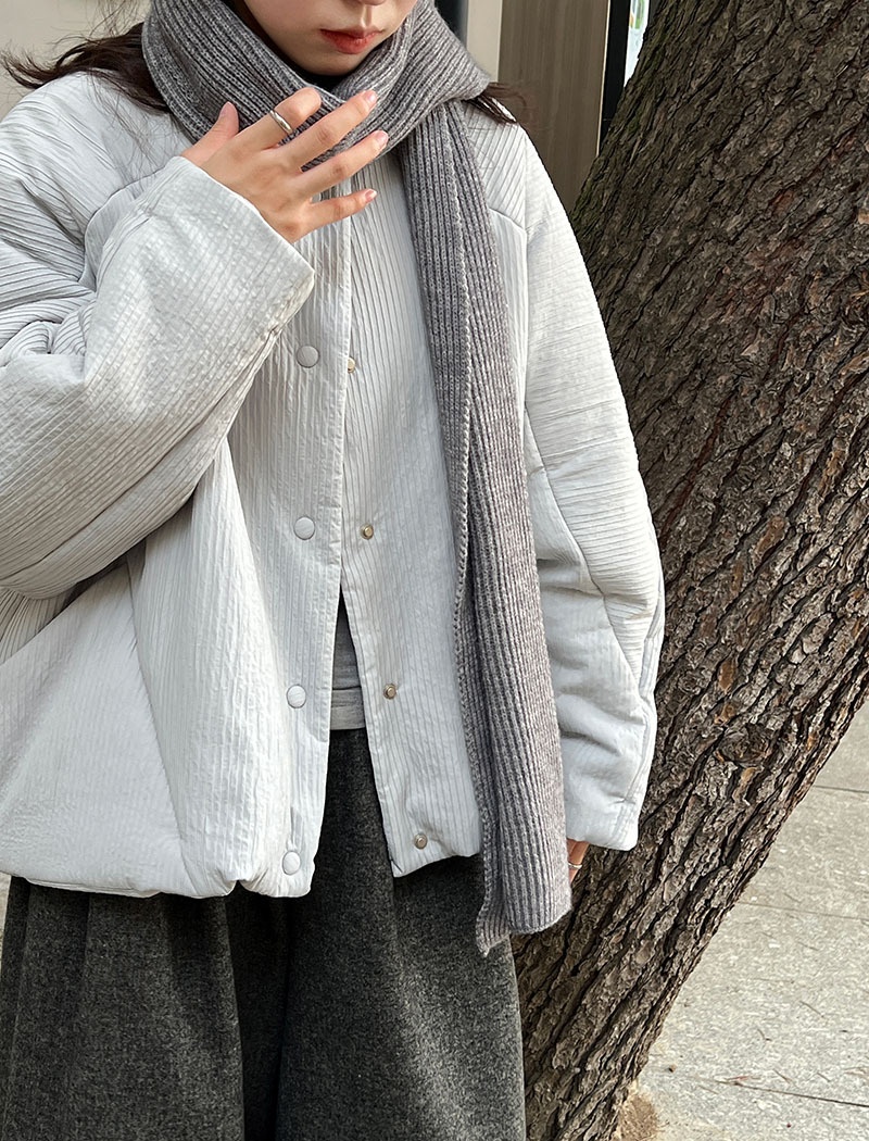 Short round neck tops Casual simple jacket for women