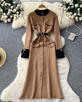 Autumn and winter dress sweater dress for women