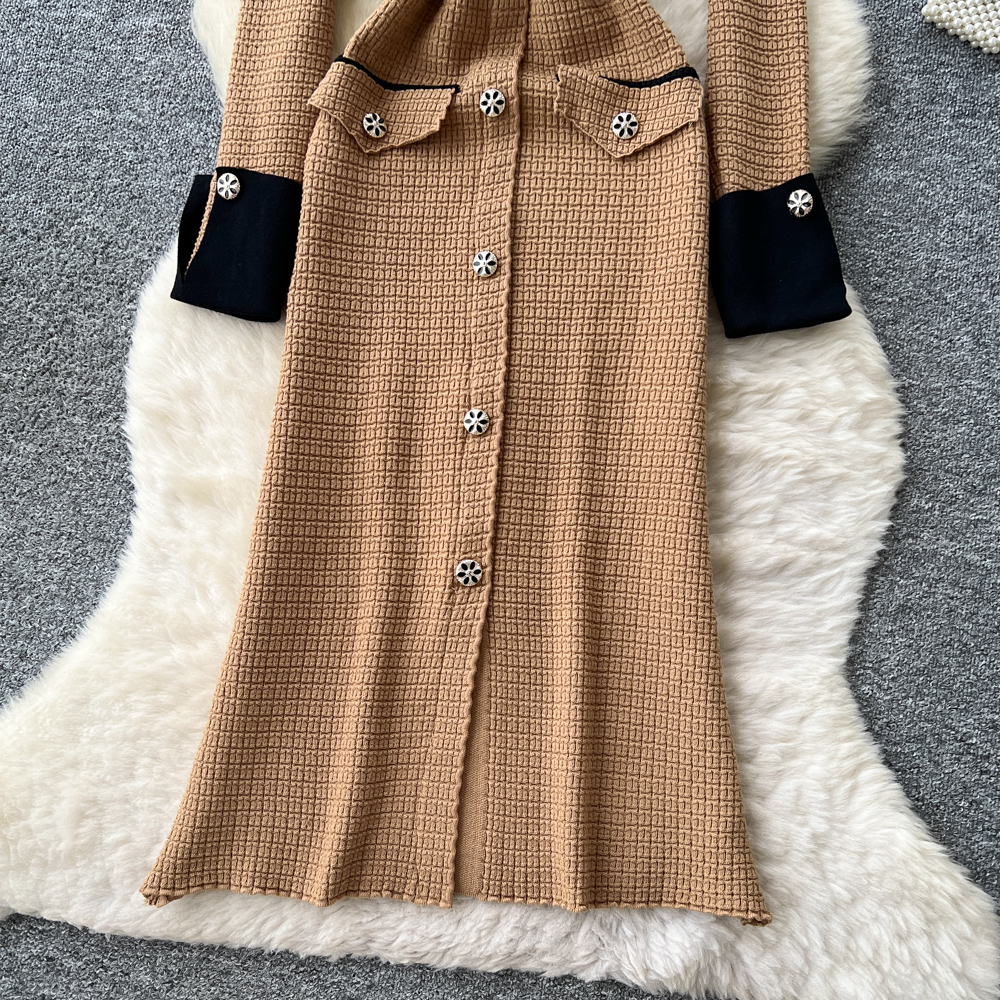 Autumn and winter dress sweater dress for women