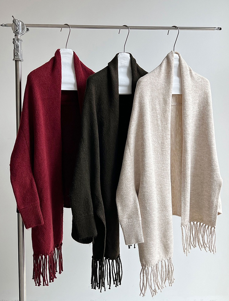 Tassels vest coat 2pcs set for women