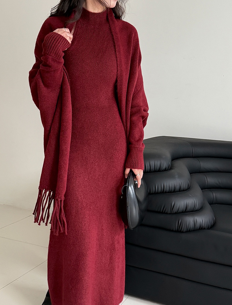 Tassels vest coat 2pcs set for women