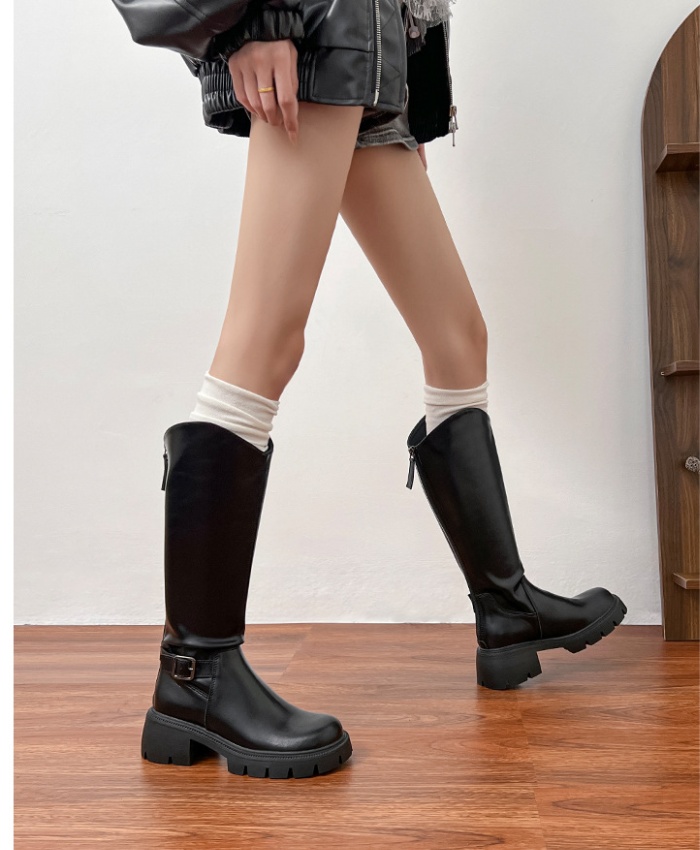 Winter retro thigh boots heighten boots for women