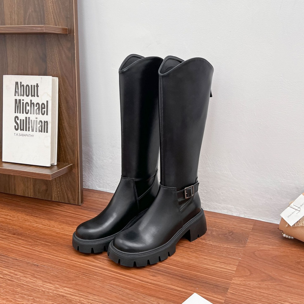 Winter retro thigh boots heighten boots for women