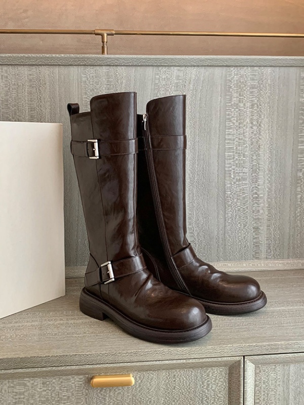 Winter thigh boots double cingulate boots for women