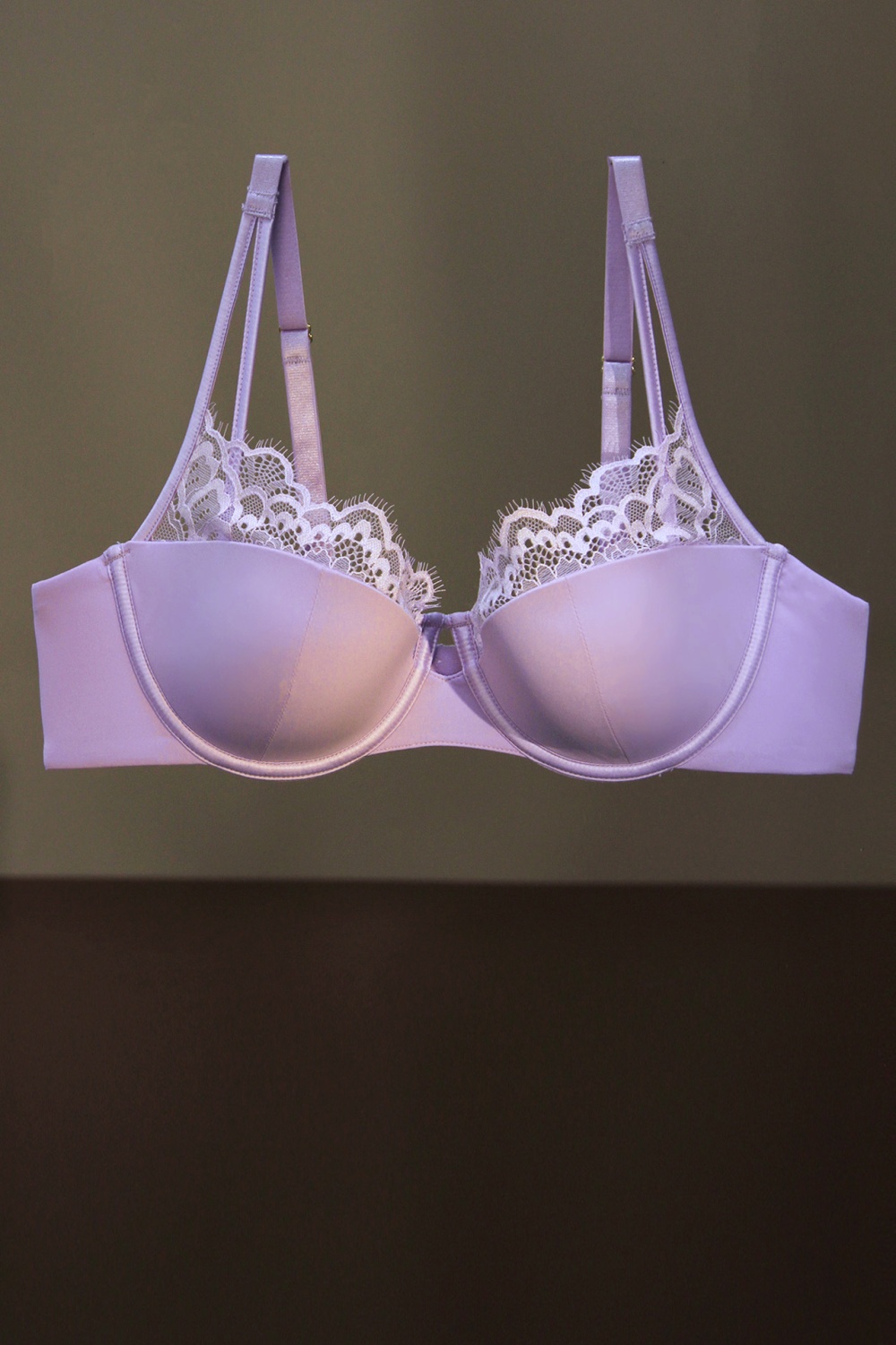 Big chest Bra thin underwear a set for women