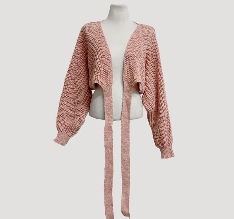 Temperament tender sweater high waist tops for women