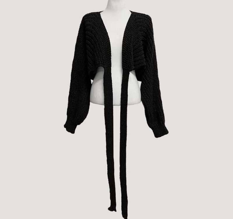 Temperament tender sweater high waist tops for women