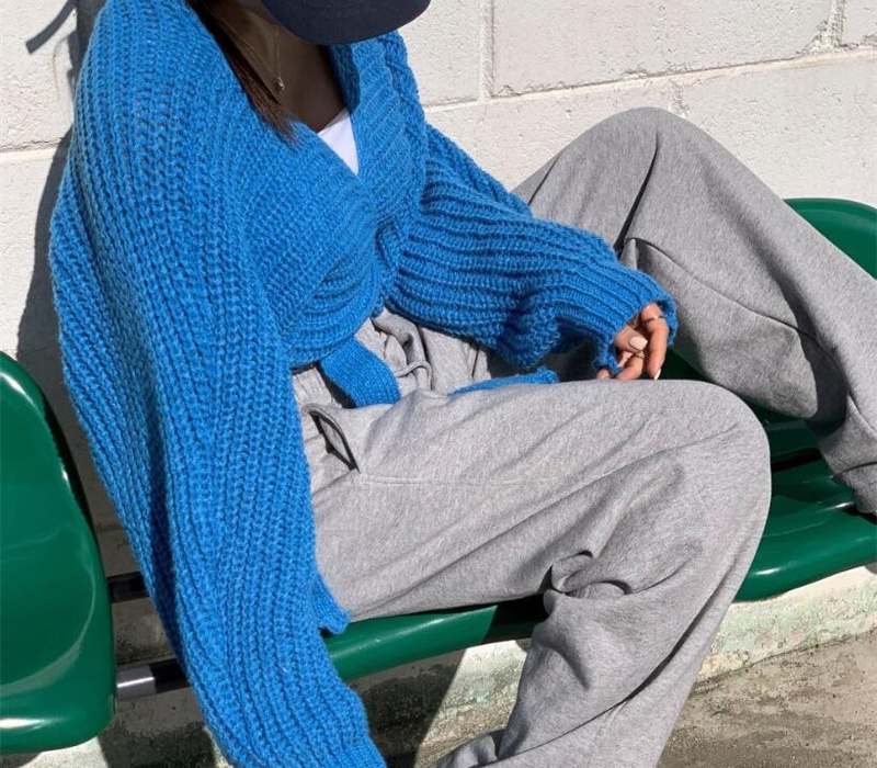 Temperament tender sweater high waist tops for women