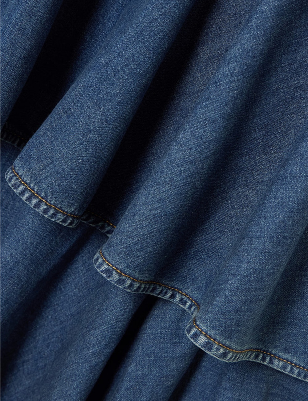 Temperament retro cake pinched waist elegant long skirt