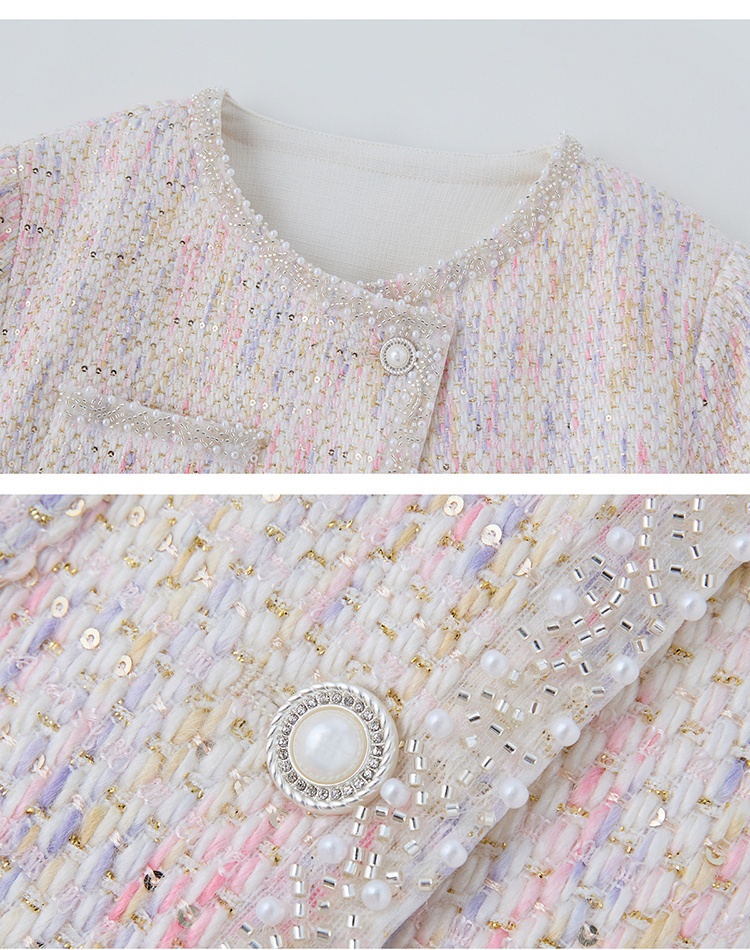 Autumn coat chanelstyle skirt 2pcs set