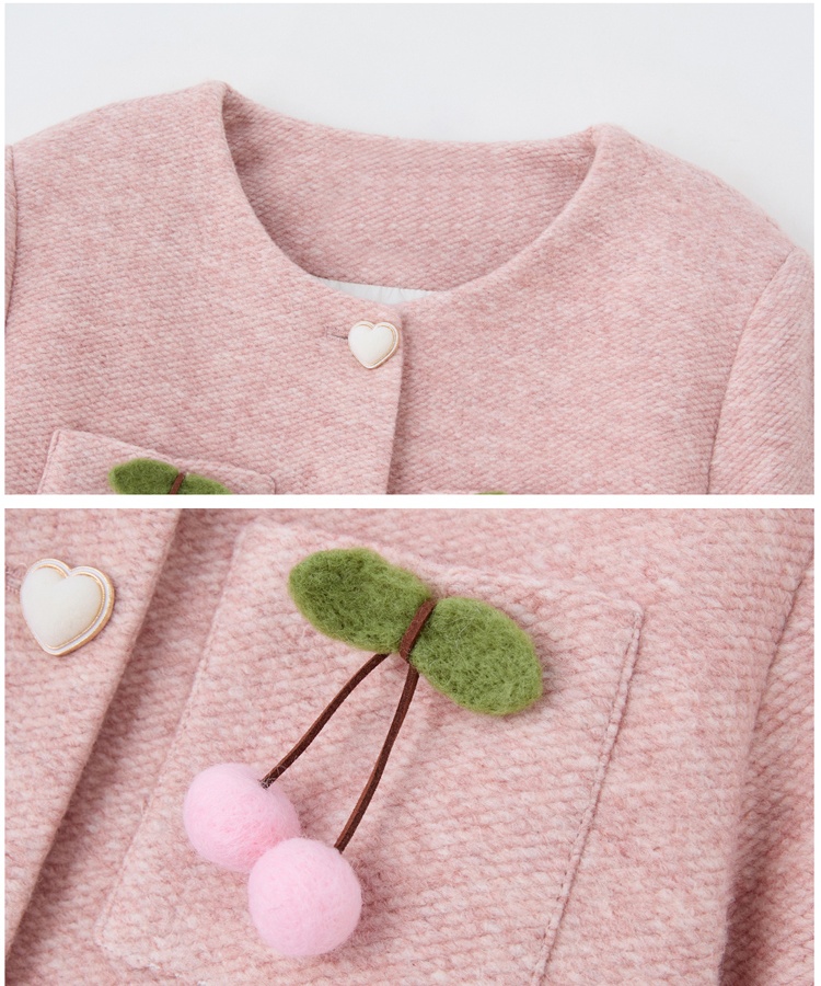 All-match winter jacket duck down long skirt 2pcs set