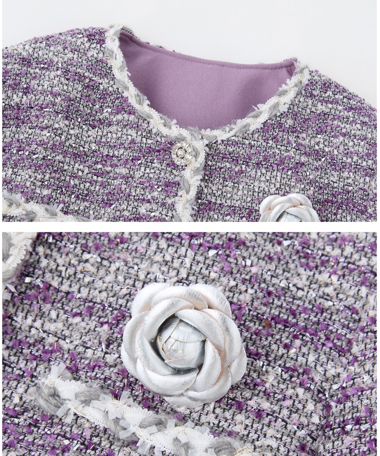 Duck down jacket autumn and winter short skirt a set