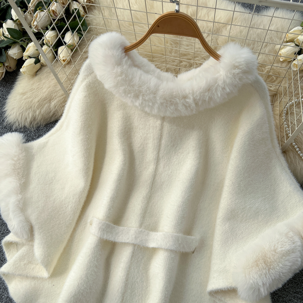 Tassels splice tops temperament skirt 2pcs set for women