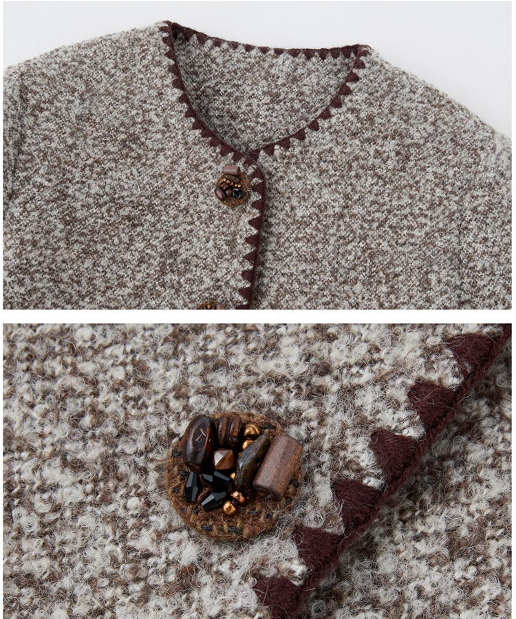 Duck down embroidery long skirt winter jacket a set