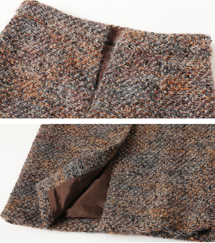 Fox fur duck down coat down long skirt a set