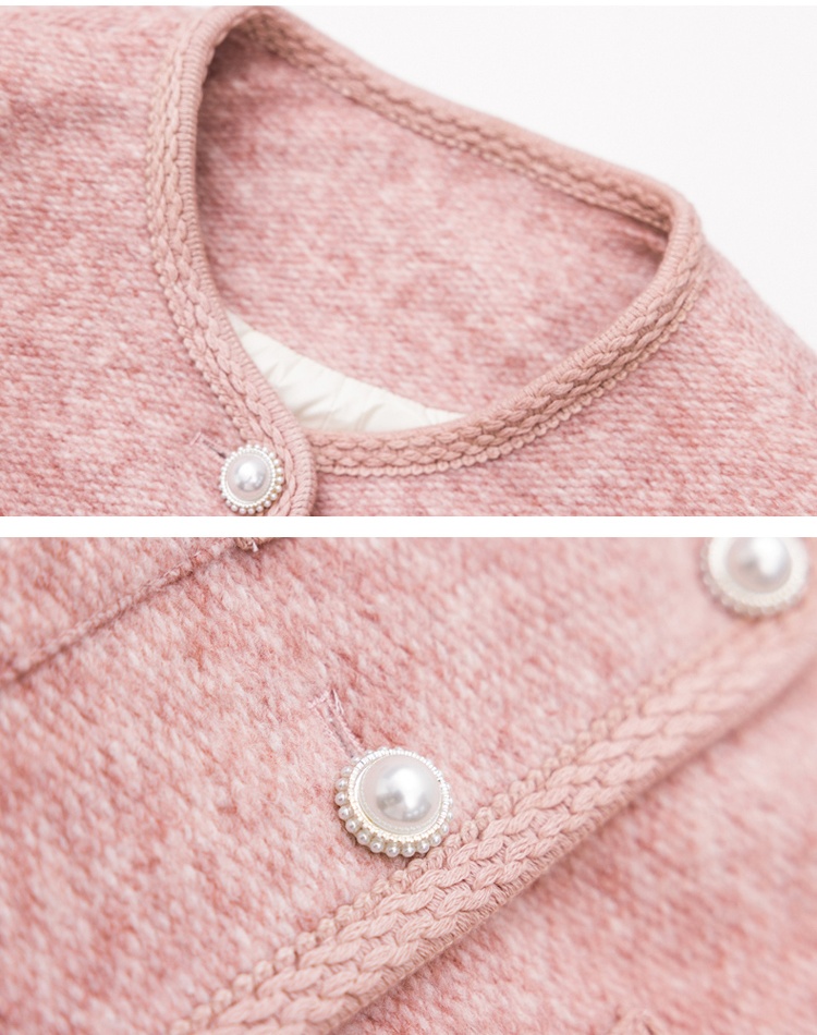 Duck down fox fur coat chanelstyle winter down coat a set