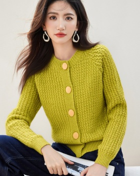 Temperament tender sweater wears outside cardigan for women