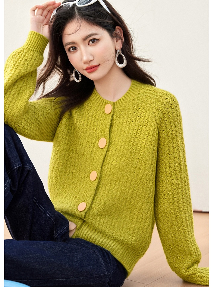 Temperament tender sweater wears outside cardigan for women