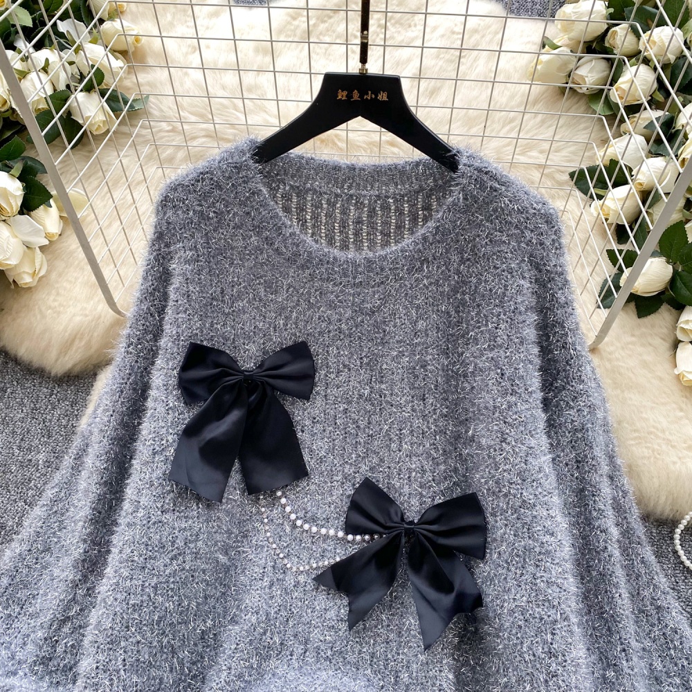 Loose lazy irregular long sleeve sweater