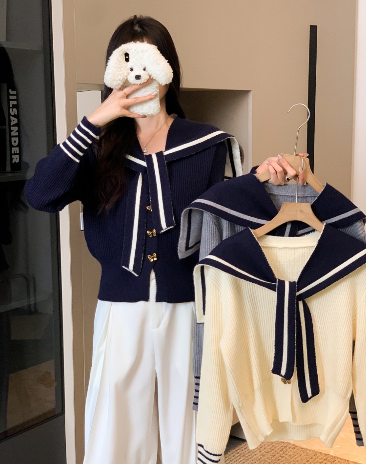 Korean style sweater autumn and winter shawl for women